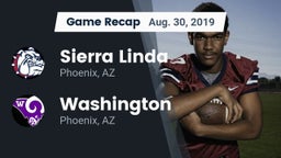 Recap: Sierra Linda  vs. Washington  2019