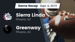 Recap: Sierra Linda  vs. Greenway  2019