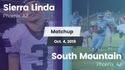 Matchup: Sierra Linda vs. South Mountain  2019