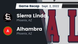 Recap: Sierra Linda  vs. Alhambra  2022