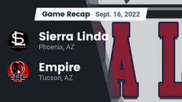 Recap: Sierra Linda  vs. Empire  2022