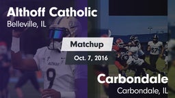 Matchup: Althoff Catholic vs. Carbondale  2016