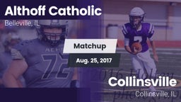 Matchup: Althoff Catholic vs. Collinsville  2017