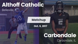 Matchup: Althoff Catholic vs. Carbondale  2017