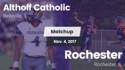 Matchup: Althoff Catholic vs. Rochester  2017
