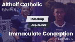 Matchup: Althoff Catholic vs. Immaculate Conception  2019