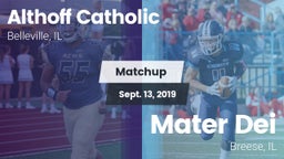 Matchup: Althoff Catholic vs. Mater Dei  2019