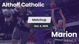 Matchup: Althoff Catholic vs. Marion  2019