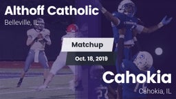 Matchup: Althoff Catholic vs. Cahokia  2019