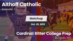 Matchup: Althoff Catholic vs. Cardinal Ritter College Prep 2019