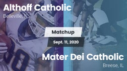 Matchup: Althoff Catholic vs. Mater Dei Catholic  2020