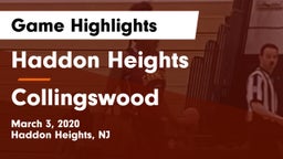 Haddon Heights  vs Collingswood  Game Highlights - March 3, 2020