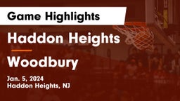 Haddon Heights  vs Woodbury  Game Highlights - Jan. 5, 2024