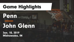Penn  vs John Glenn  Game Highlights - Jan. 10, 2019