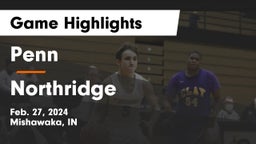 Penn  vs Northridge  Game Highlights - Feb. 27, 2024