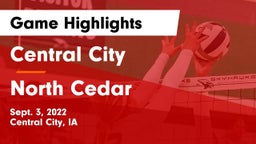 Central City  vs North Cedar  Game Highlights - Sept. 3, 2022