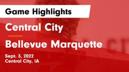 Central City  vs Bellevue Marquette Game Highlights - Sept. 3, 2022