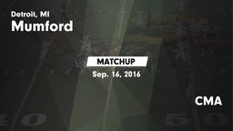 Matchup: Mumford vs. CMA 2016