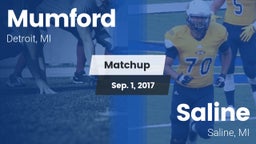 Matchup: Mumford vs. Saline  2017