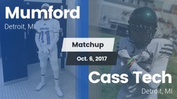 Matchup: Mumford vs. Cass Tech  2017