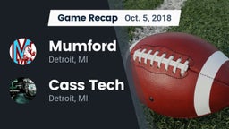 Recap: Mumford  vs. Cass Tech  2018