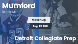 Matchup: Mumford vs. Detroit Collegiate Prep 2019