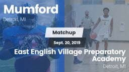 Matchup: Mumford vs. East English Village Preparatory Academy 2019