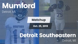 Matchup: Mumford vs. Detroit Southeastern  2019