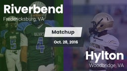 Matchup: Riverbend vs. Hylton  2016