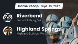 Recap: Riverbend  vs. Highland Springs  2017