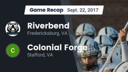 Recap: Riverbend  vs. Colonial Forge  2017