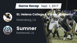 Recap: St. Helena College & Career Academy vs. Sumner  2017
