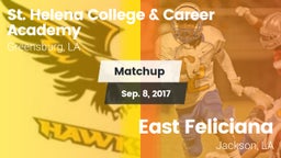 Matchup: St. Helena vs. East Feliciana  2017