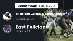Recap: St. Helena College & Career Academy vs. East Feliciana  2017