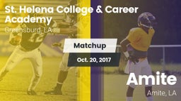 Matchup: St. Helena vs. Amite  2017