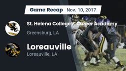 Recap: St. Helena College & Career Academy vs. Loreauville  2017
