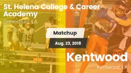Matchup: St. Helena vs. Kentwood  2018