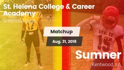 Matchup: St. Helena vs. Sumner  2018