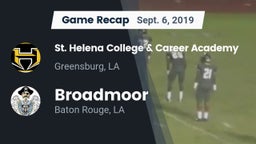Recap: St. Helena College & Career Academy vs. Broadmoor  2019
