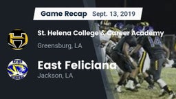 Recap: St. Helena College & Career Academy vs. East Feliciana  2019