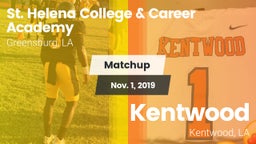 Matchup: St. Helena vs. Kentwood  2019