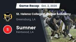 Recap: St. Helena College & Career Academy vs. Sumner  2020
