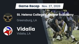 Recap: St. Helena College & Career Academy vs. Vidalia  2020
