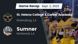 Recap: St. Helena College & Career Academy vs. Sumner  2022