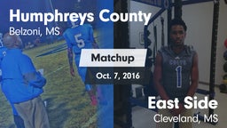 Matchup: Humphreys County vs. East Side  2016