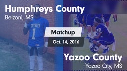 Matchup: Humphreys County vs. Yazoo County  2016
