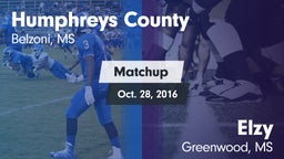 Matchup: Humphreys County vs. Elzy  2016