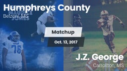 Matchup: Humphreys County vs. J.Z. George  2017