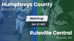 Matchup: Humphreys County vs. Ruleville Central  2017