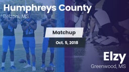 Matchup: Humphreys County vs. Elzy  2018